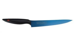 Couteau à découper Kasumi Titanium bleu lame 20cm