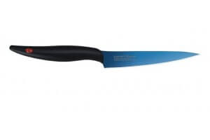 Couteau d'office Kasumi Titanium bleu lame 12cm