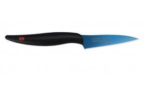 Couteau d'office Kasumi Titanium bleu lame 8cm
