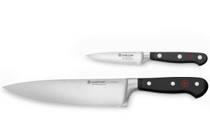 Coffret 2 couteaux Wüsthof Classic forgés - Couteaux d'office 9cm et Chef 20cm
