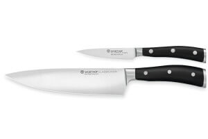 Coffret 2 couteaux Wüsthof Classic Ikon - office 9cm + chef 20cm