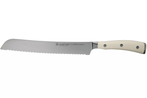 Couteau à pain Wüsthof Classic Ikon blanc forgé 20cm