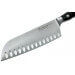 Couteau santoku Wüsthof Ikon forgé 17cm alvéolé en bois de grenadille