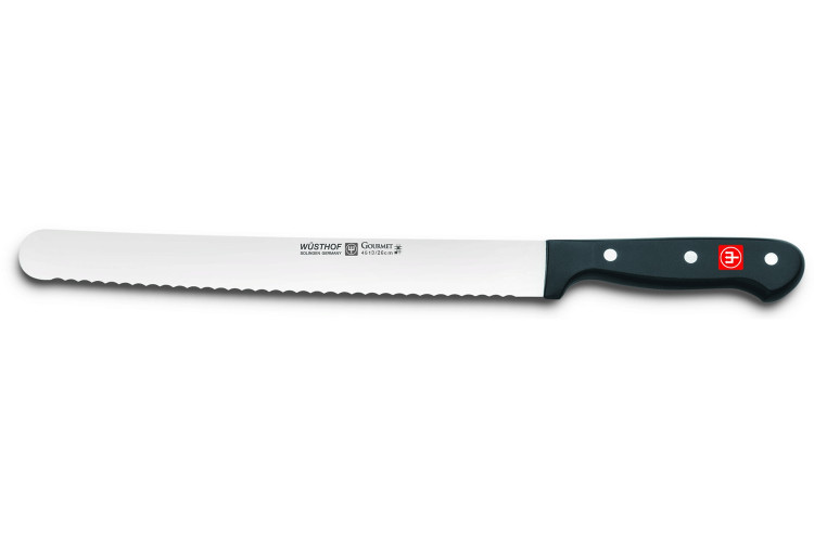 Couteau à jambon Wüsthof Gourmet lame dentelée 26cm