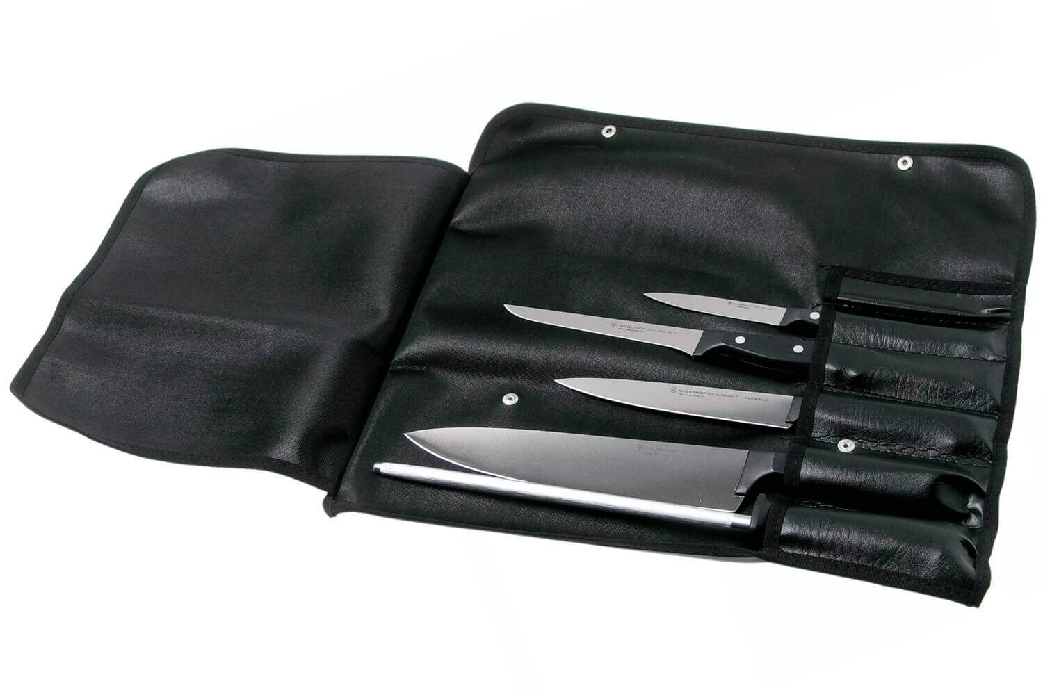 Couteaux et couverts en acier inoxydable MASTER Chef avec bloc, poignée  ergonomique, paq. 22