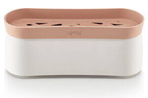 Cuiseur à pâtes rapide Lékué Quick Pasta en silicone platinum