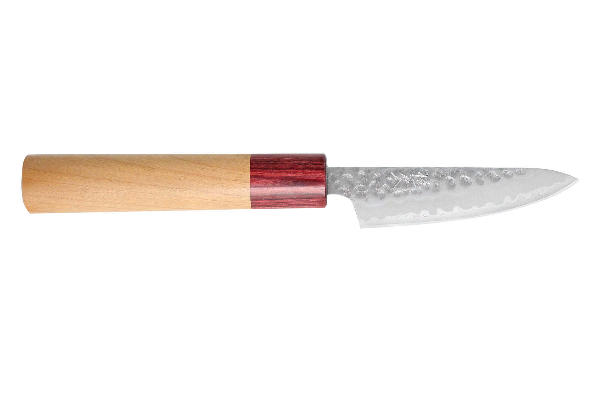 Couteau d'office avec manche en bois de couleur - Coup de coeur en