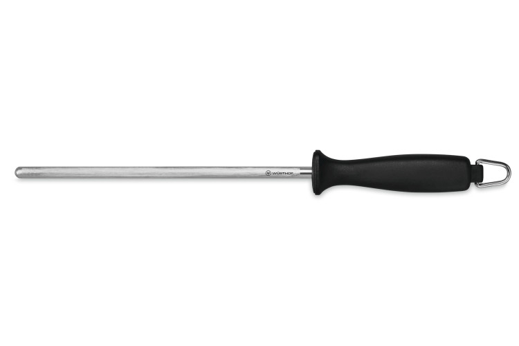 Fusil à aiguiser Wusthof mèche ronde en acier 23cm grain standard
