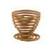 Coquetier spirale Point-Virgule Wire or