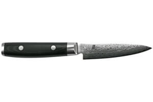 Couteau d'office japonais Yaxell RAN lame 10cm damas 69 couches