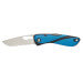 Couteau pliant Wichard Offshore 10126 lame semi-crantée avec démanilleur manche bleu