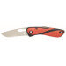 Couteau pliant Wichard Offshore 10129 lame semi-crantée avec démanilleur manche orange