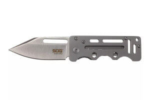 Couteau pliant SOG Cash Card Knive SGEZ_1 manche ajouré en acier 12cm