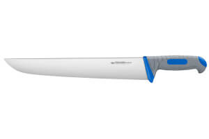 Couteau trancheur 35cm Fischer SANDVIK manche gris fin de série