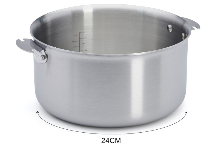 Casserole De Buyer Alchimy Loqy amovible en inox 18/10 multicouches