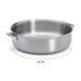 Sauteuse droite De Buyer Alchimy Loqy amovible en inox 18/10 multicouches