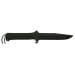 Couteau de chasse Wildsteer TX Wild TXW3112 lame noire 16cm manche paracorde Kaki + étui en nylon