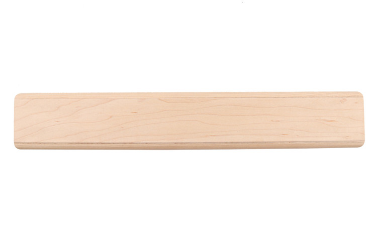 Barre aimant&eacute;e en &eacute;rable Guillaume L&eacute;onard pour 6 couteaux de cuisine - 40x6,5cm