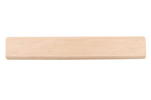 Barre aimantée en érable Guillaume Léonard pour 6 couteaux de cuisine - 40x6,5cm