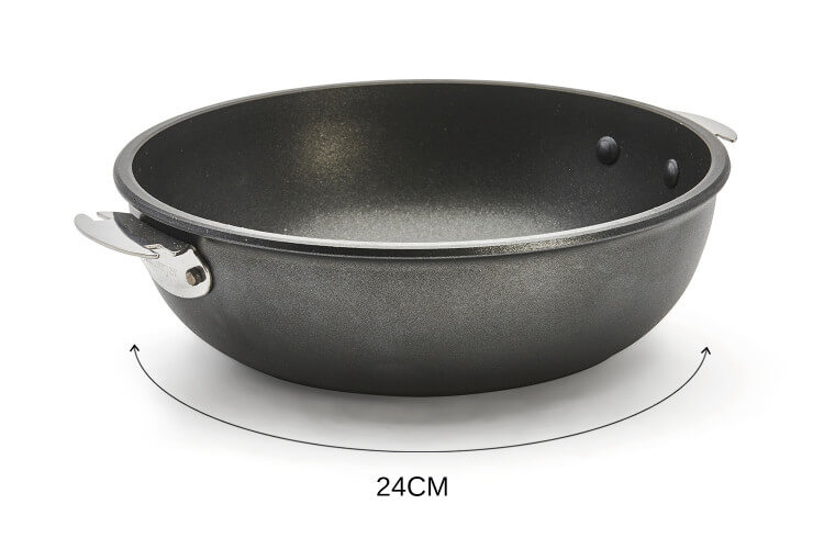 De Buyer Sauteuse bombée Choc Extrême Loqy en aluminium