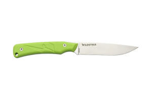 Couteau de cuisine Wildsteer Troll Kitchen TKI06 lame 9,5cm manche tactiprène vert