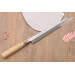 Couteau yanagiba kiritsuke 24cm japonais artisanal Kasahara Shigehiro forgé par Yoshikazu Ikeda