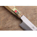 Couteau yanagiba kiritsuke 24cm japonais artisanal Kasahara Shigehiro forgé par Yoshikazu Ikeda