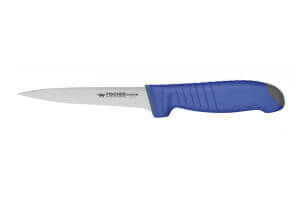 Couteau à désosser lame usée semi flexible 14cm Fischer SANDVIK manche ultra confort 
