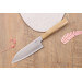 Couteau santoku japonais artisanal Kasahara Shigehiro forgé par Yoshikazu Ikeda 16,5cm