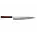 Couteau sujihiki japonais artisanal Takeshi Saji R2 Damas 27cm