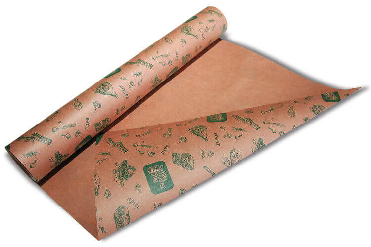 Rouleau Papier Kraft Boucher Rose 45 Cm X 15 M - Pour Barbecue, Fumoir, Présentation Viande/Poisson - Non Ciré, Écologique, Robuste