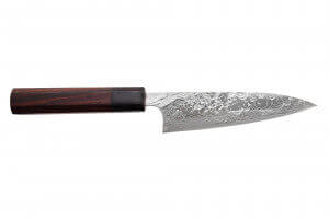 Couteau universel japonais artisanal Takeshi Saji R2 Damas 13,5cm