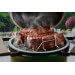 Rack de rôtisserie en V pour barbecues Big Green Egg Large, XLarge et 2XLarge