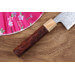 Couteau kiritsuke japonais Tsunehisa SLD Damas bois de rose 21cm