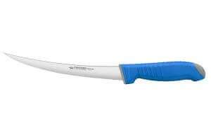 Couteau filet de sole courbé 19cm Fischer SANDVIK manche ultra confort