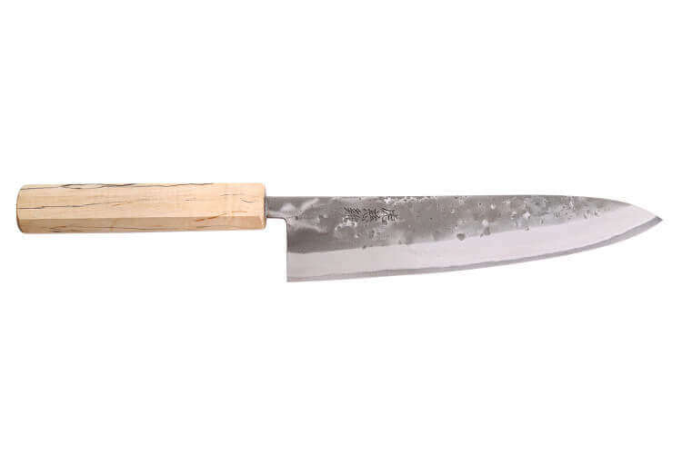 Hachette Japonaise AZUMASYUSAKU Kataba 120 Mm (4,7") - Acier Aogami - Boîtier Inclus - Neuf