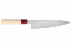 Couteau de chef japonais Tsunehisa VG10 Honoki 21cm