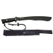 Machette kukri Wildsteer W Tiger WTIG3113NM 45cm lame noire manche Kraton noir + étui en nylon MOLLE