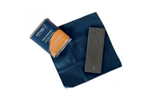 Kit d'entretien pour couteaux Opinel pierre + huile + chiffon microfibre