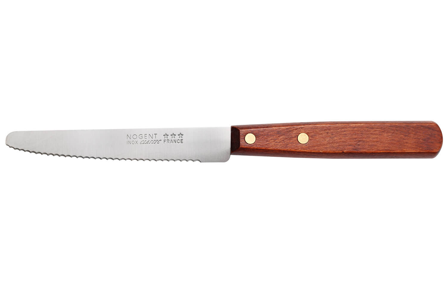 Couteau de table lame 11cm crantée Nogent Classic