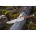 Couteau Fallkniven Thor NL1 lame Bowie 25cm manche cuir + étui en cuir