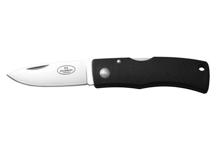 Couteau pliant Fallkniven U2 manche grilon noir 8,6cm