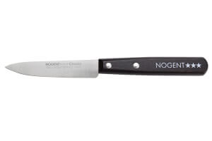 Couteau d'office Nogent Classic 9cm manche en bois de charme teinte noir de jais
