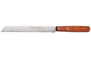 Couteau à pain Nogent Classic 19cm manche en bois de charme coloris merisier