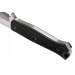 Couteau Fallkniven S1X Forest Knife lame satinée 13cm manche Thermorun noir + étui Zytel
