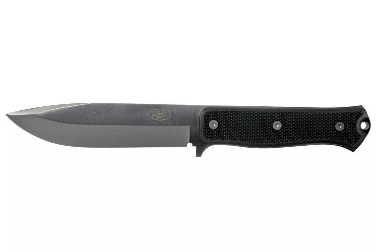Couteau Fallkniven S1xb Tungsten Carbide lame noire 13cm manche Thermorun noir + &eacute;tui Zytel