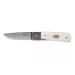 Couteau pliant Fallkniven RL1EY manche Elforyn imitation ivoire 9,5cm + étui en daim