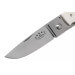 Couteau pliant Fallkniven RL1EY manche Elforyn imitation ivoire 9,5cm + étui en daim