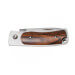 Couteau pliant Fallkniven U1 Elmax manche Desert Ironwood 8,6cm + étui Cordura