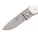Couteau pliant Fallkniven U1EY Elmax manche Elforyn imitation ivoire 8,6cm + étui Cordura